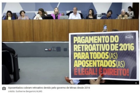 Governo de Minas deve milhões em retroativos a aposentados da Educação
