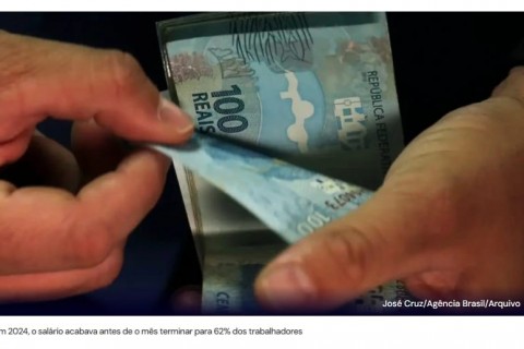 Salário acaba antes do fim do mês para 54% dos brasileiros, diz pesquisa