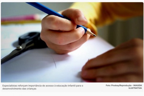 Taxa de escolarização de crianças de 0 a 3 anos em Minas Gerais está abaixo da média nacional