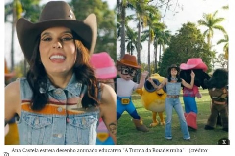 Ana Castela lança desenho infantil inspirado no mundo sertanejo