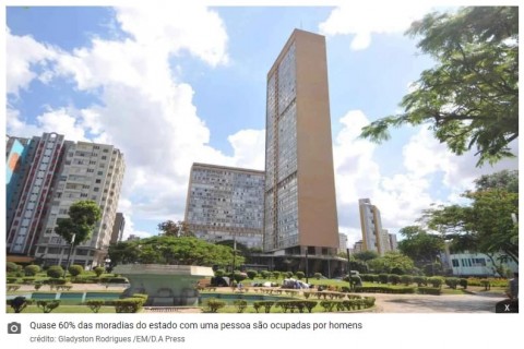 Cresce a proporção de mineiros que moram sozinhos; homens são maioria