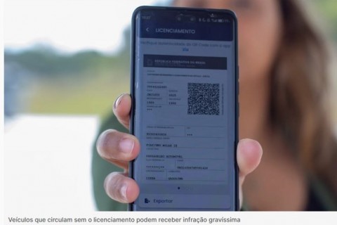 Exigência do CRLV começa na próxima segunda-feira para automóveis com finais de placa 1, 2 e 3